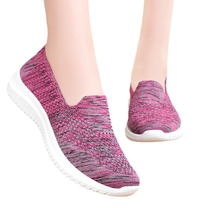 Women's slip-on sports sneakers with breathable material upper and non-slip sole Lune London