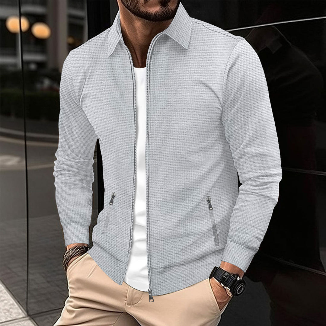 Modern leisure jacket for men with zip and practical side pockets Lune London