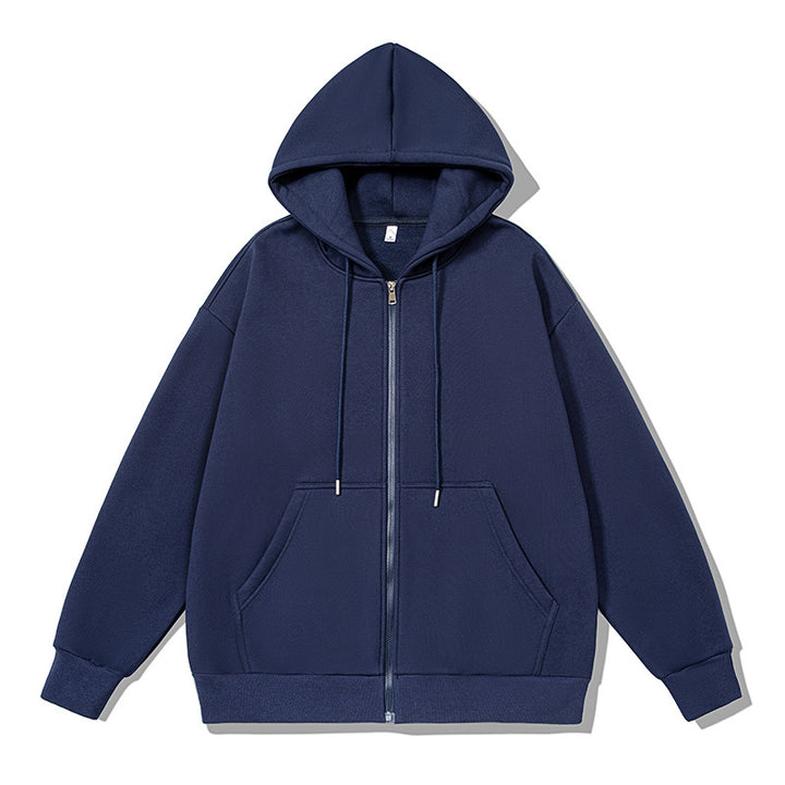 Women's zip hoodie with practical pockets and soft inner lining Chic & Stil