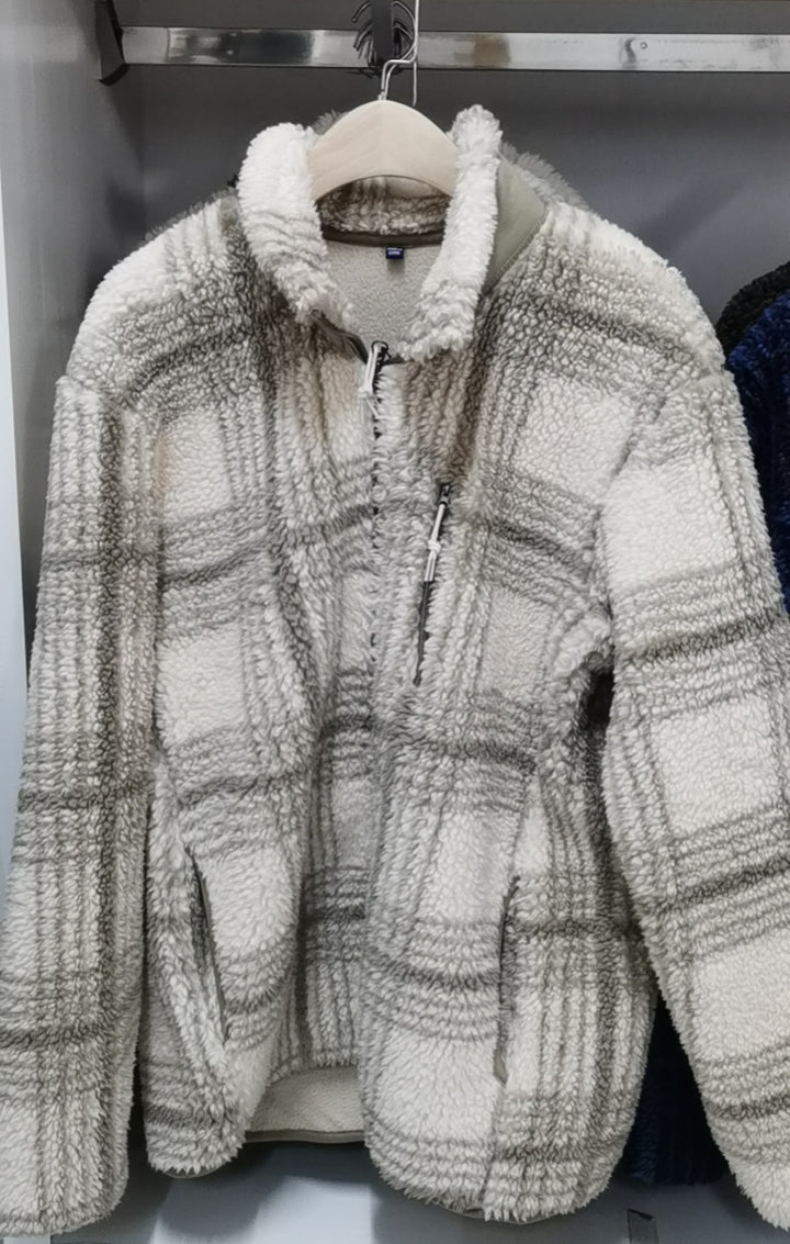 Veste en polaire pour femmes avec col montant et texture en nid d'abeille Chic & Stil
