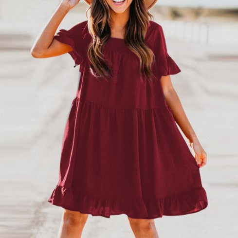 Lune London tiered ruffle dress for women