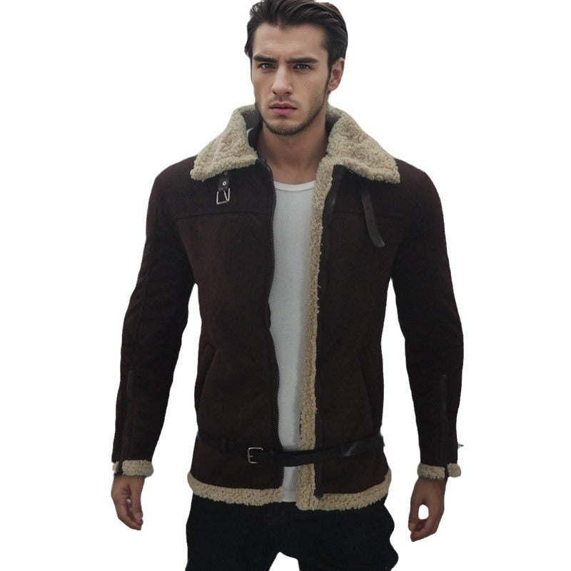 Luxurious sheepskin jacket for men Lune London