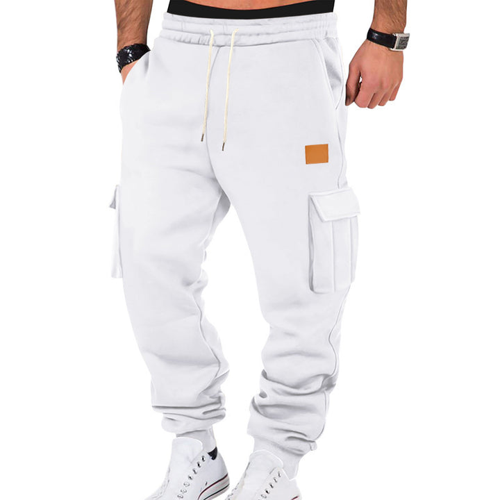 Cargo jogger pants for men with practical pockets and elastic waistband Lune London