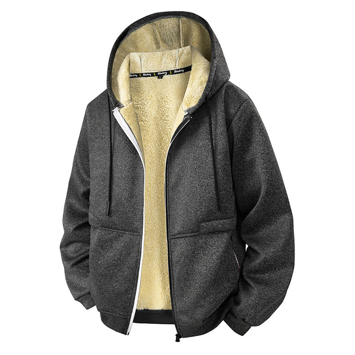 Warm fleece jacket for men with functional cut Lune London