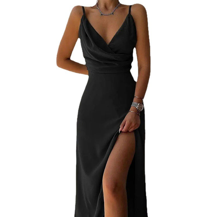Elegant Maxi Dress with Boat Neck for Chic Women