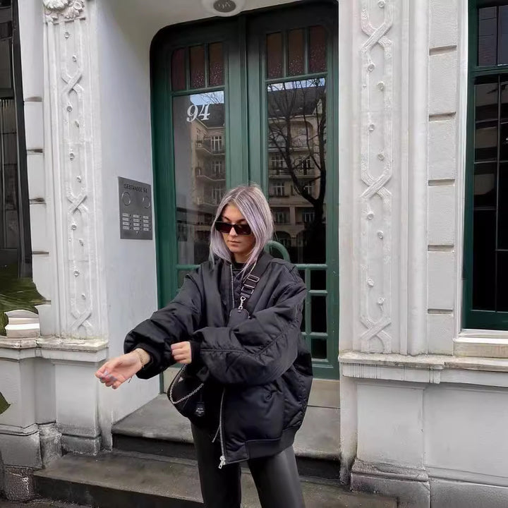 Ladies Oversize-Chic Down Jacket and Style
