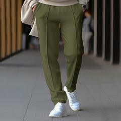 Women's casual jogging pants with elastic waistband and side pockets Lune London