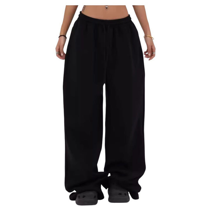 Women's comfortable Relaxed Fit leisure pants with high waistband and side pockets Chic & Stil