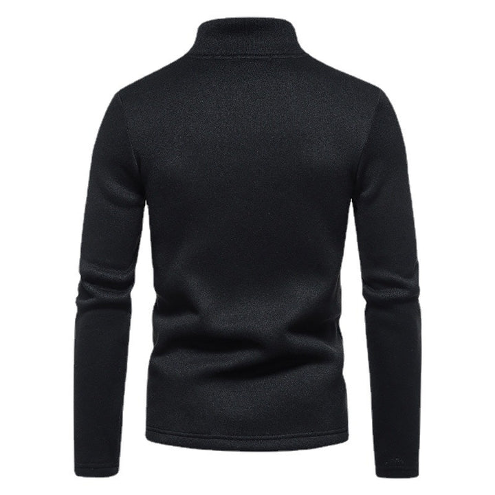 Sporty pull for men with a modern high collar and practical zip details Lune London