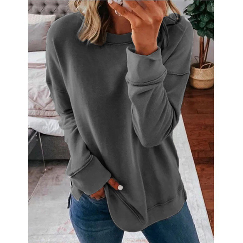 Creative sweater for women with chic and stylish color splash design