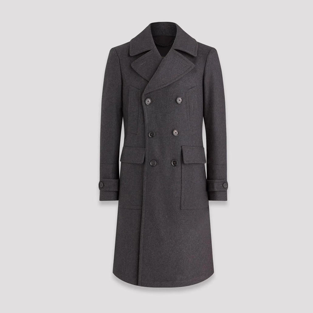 Elegant double jacket for men with practical pockets and high-quality lining Lune London