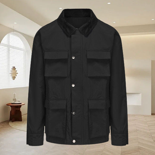 Functional utility jacket for men with practical pockets Lune London