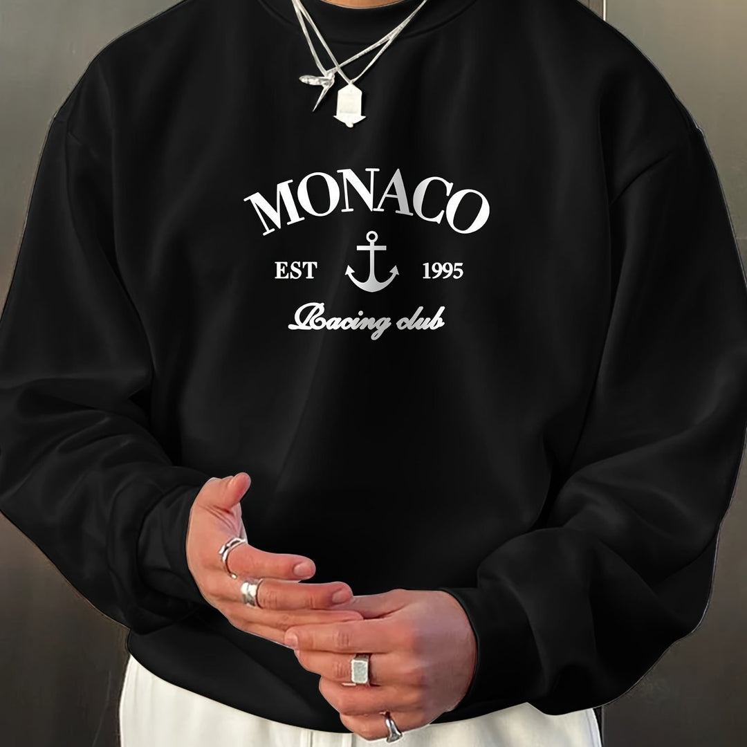Sweatshirt femme à coupe généreuse et impression unique Chic & Stil