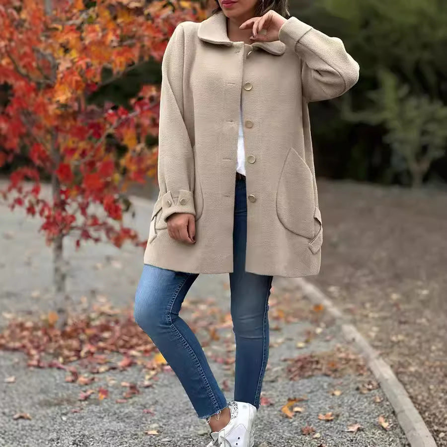 Ladies oversized urban chic coat and style