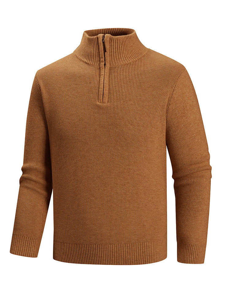 Knitted sweater for men with high collar Lune London