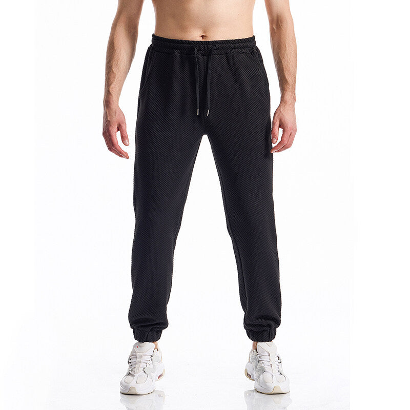 Lune London structured surface men's sport leisure pants