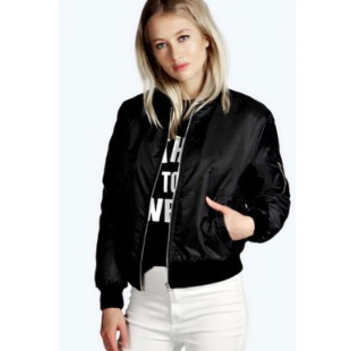 Bomber jacket for women with a relaxed fit and practical pockets Lune London