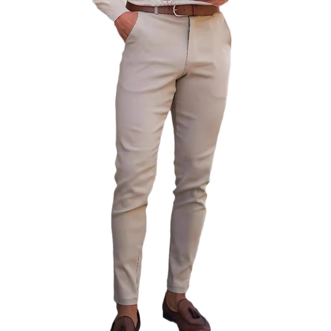 Slim-Fit trousers for men in innovative stretch material Lune London