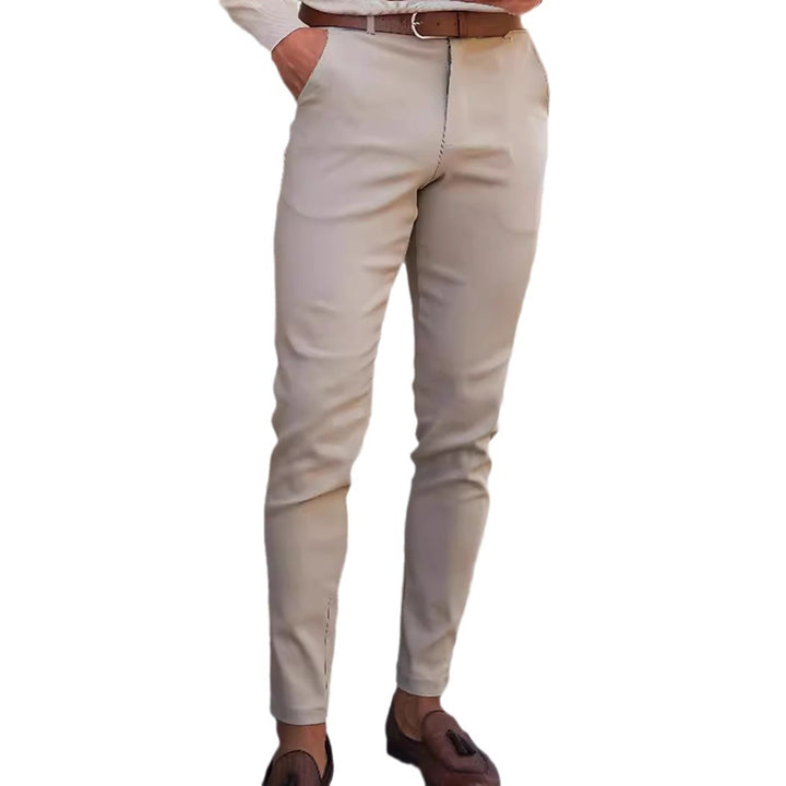 Slim-Fit trousers for men in innovative stretch material Lune London