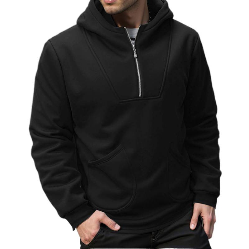 Men's hoodie with innovative design and convenient zipper Lune London