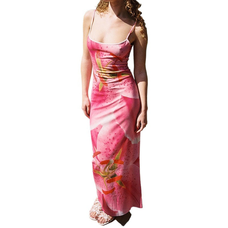Chic and Stylish Floral Maxi Slip Dress for Women
