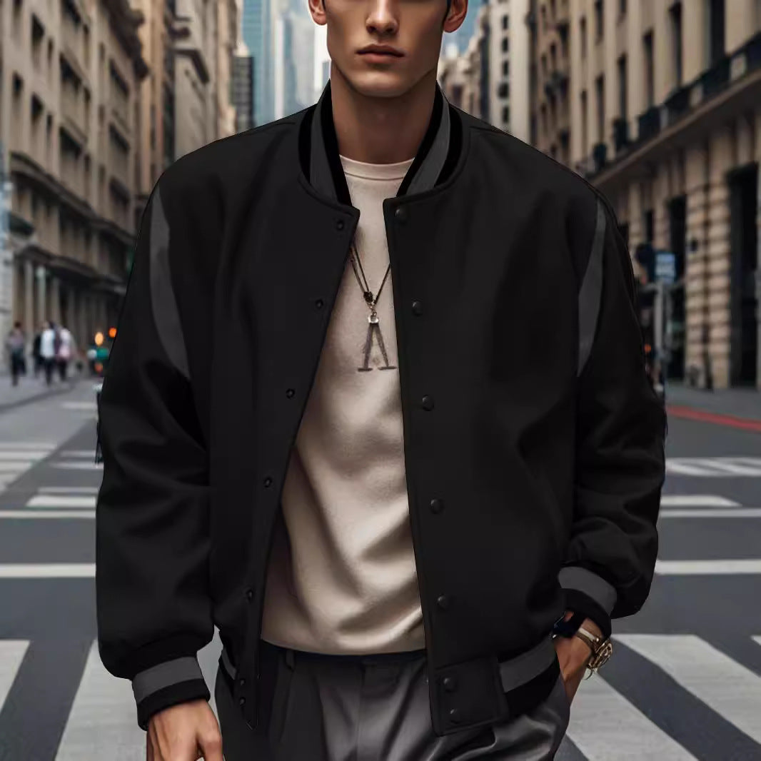 Stylish bomber jacket for men with contrasting details Lune London