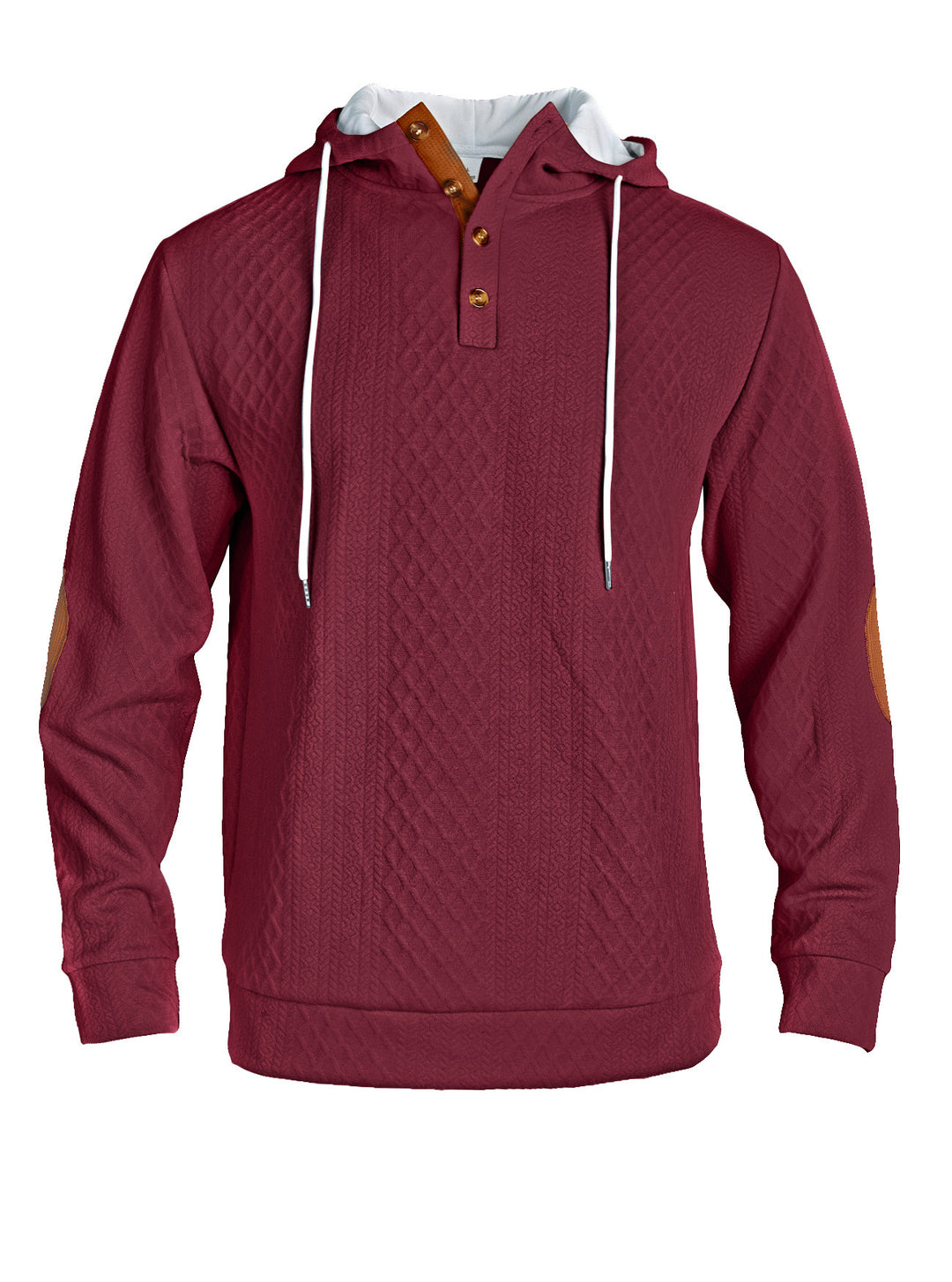 Casual hoodie for men with an innovative knitted structure and stylish accents Lune London