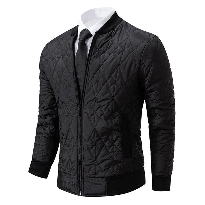 Padded leisure jacket for men with a stylish design and a high collar Lune London