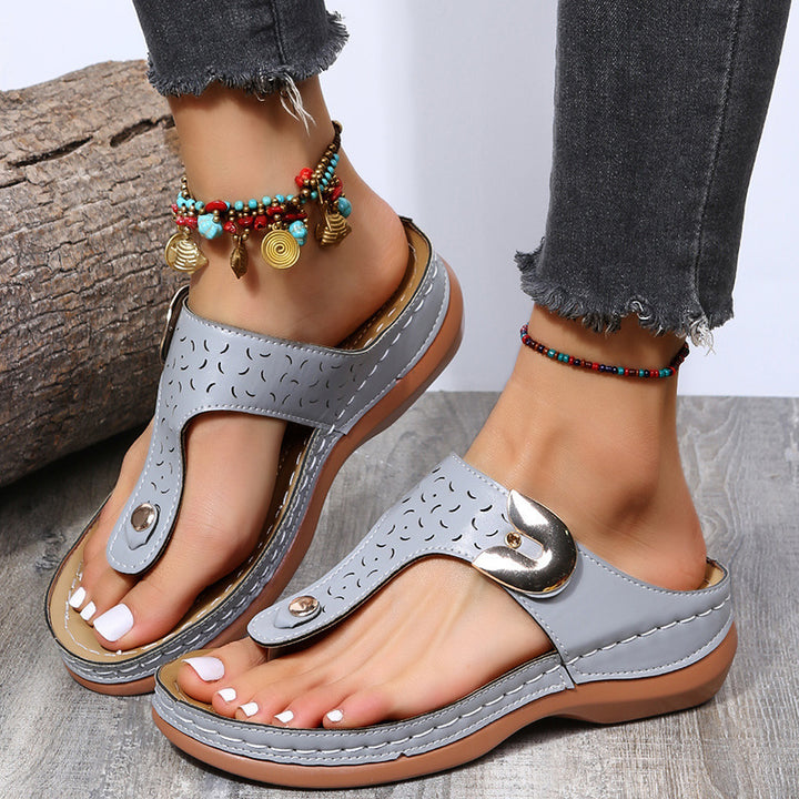 Comfortable strap sandals for women with stylish strap design Lune London