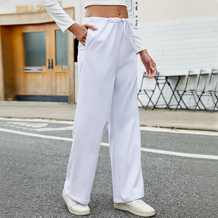 Pantalons de jogging amples pour femmes avec taille élastique et poches pratiques Chic & Stil