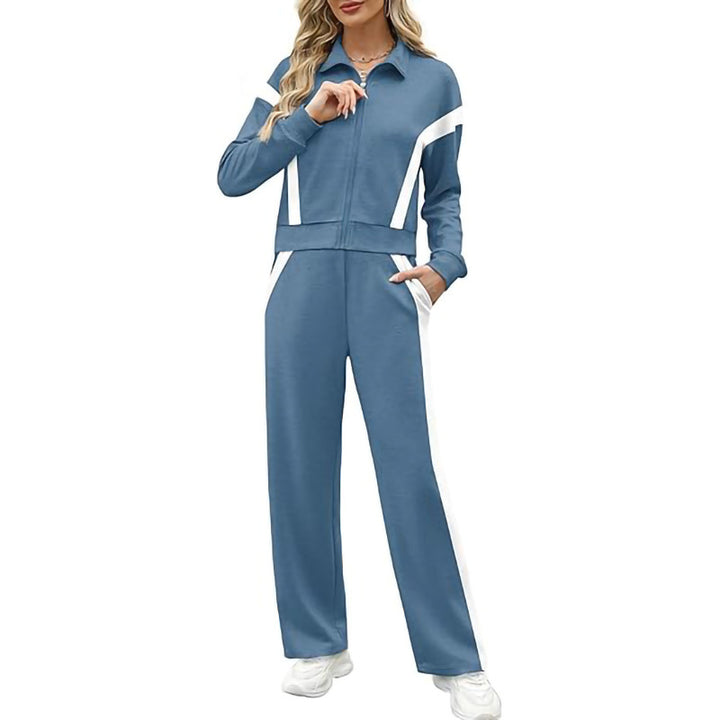 Sports leisure set for women with trendy zipper Lune London