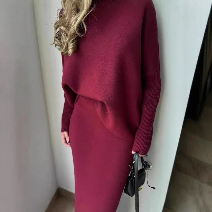 Robe en tricot pour femmes dans une coupe décontractée surdimensionnée Chic & Stil