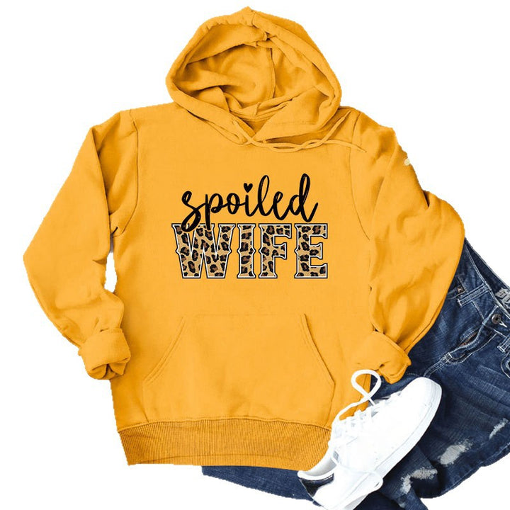 Sweat à capuche pour femmes avec lettrage créatif et élégant Chic & Stil