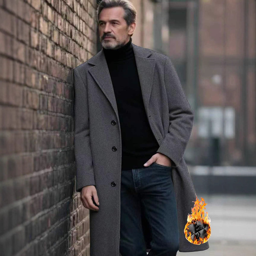 Elegant wool coat for men Lune London