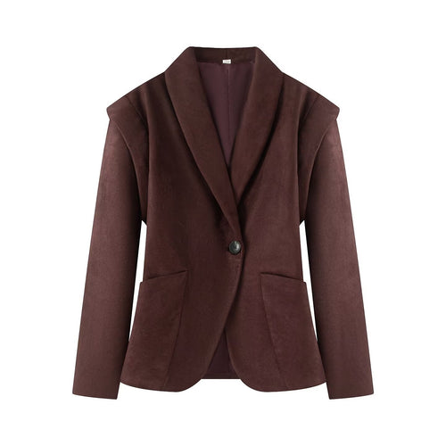 Veste blazer élégante pour femmes avec coupe classique et poches plaquées Lune London