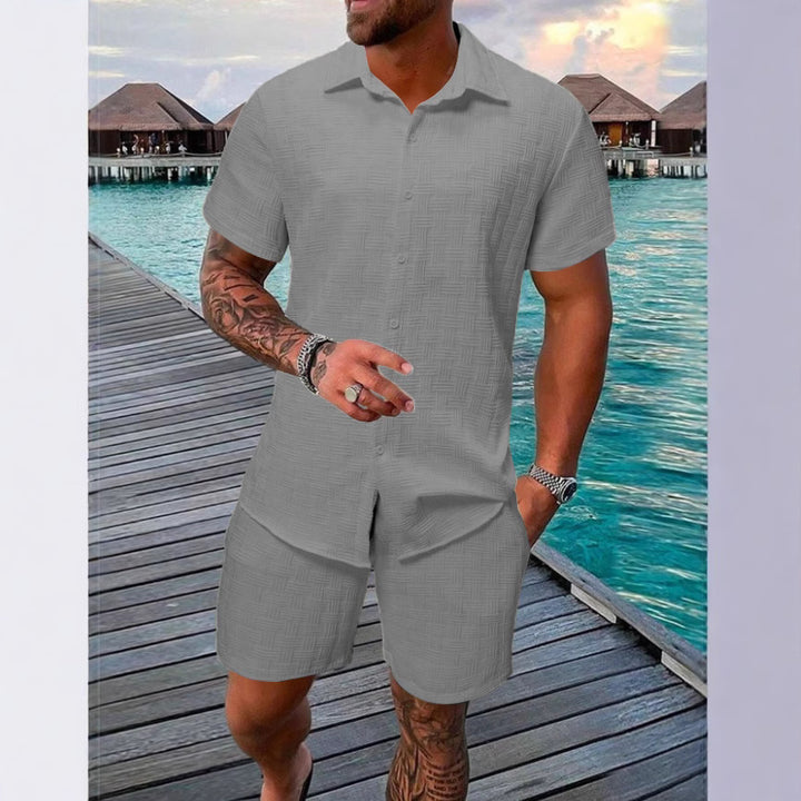 Men's Structured Short Sleeve Beach Outfit Lune London