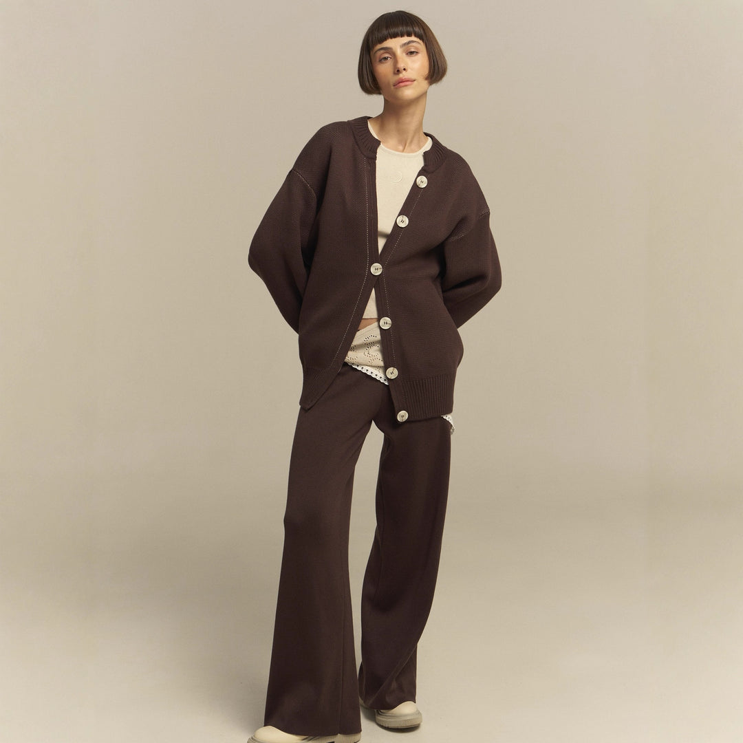 Comfortable oversized sweater set for women and casual palazzo pants Lune London