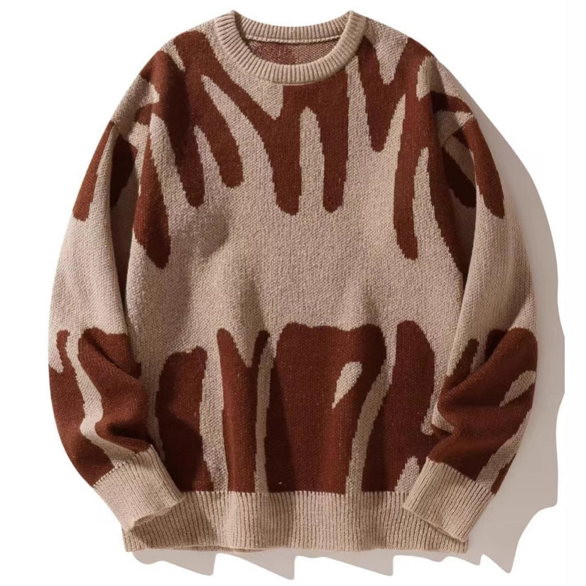 Women Oversized Sweater with Exciting Pattern Lune London