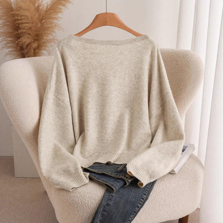 Ladies Chic V Neck Sweater