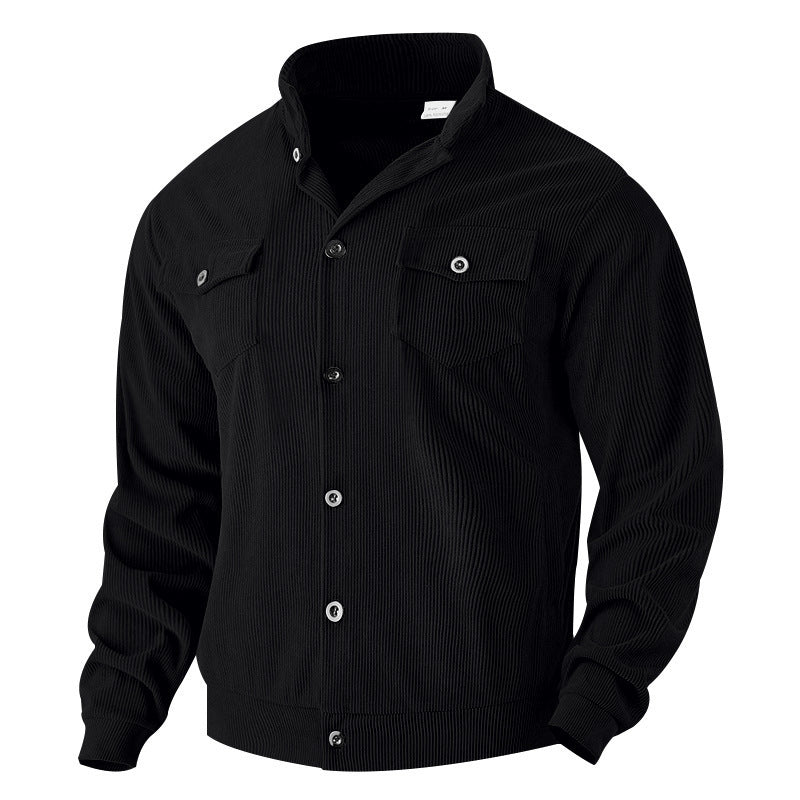 Modern fit corduroy jacket for men with chest pockets Lune London