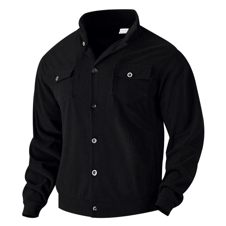 Modern fit corduroy jacket for men with chest pockets Lune London