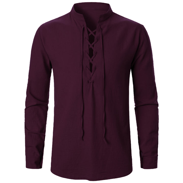 Men Long Sleeve T-shirt with Laces Lune London