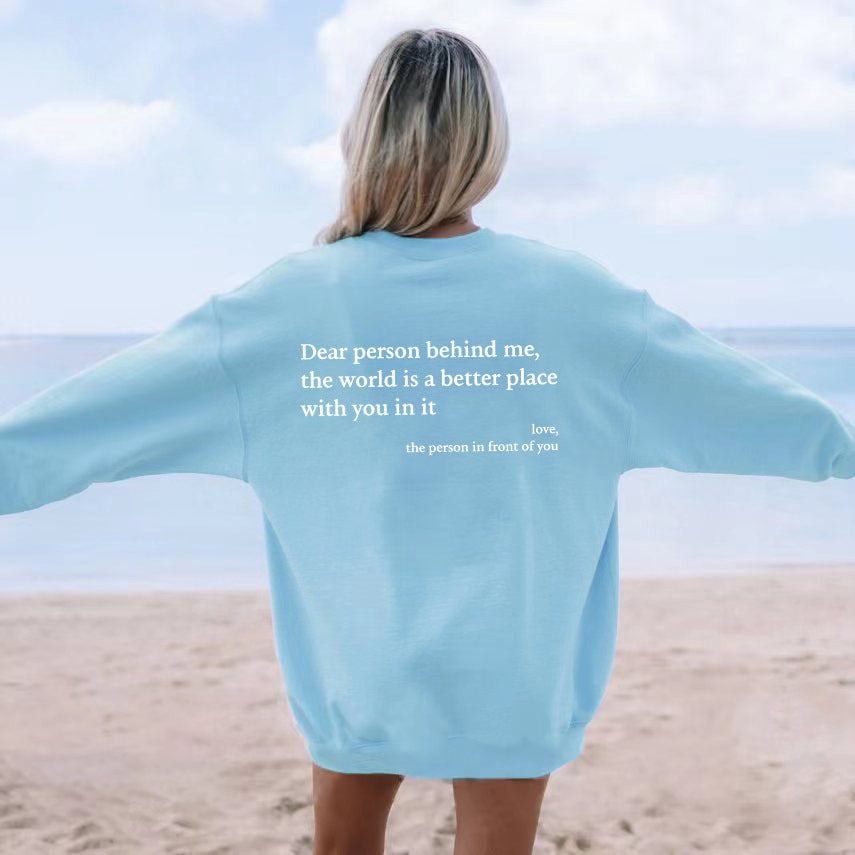 Sweat-shirt femme au design inspirant et à coupe confortable Chic & Stil