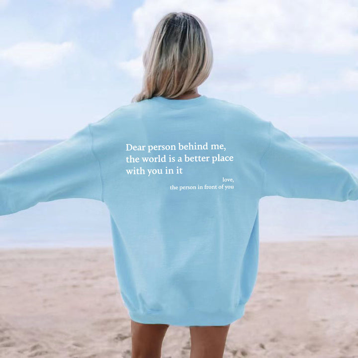 Sweat-shirt femme au design inspirant et à coupe confortable Chic & Stil
