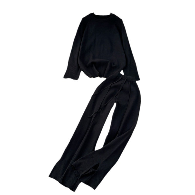 Ladies knitted stylish and cozy jumpsuit Lune London