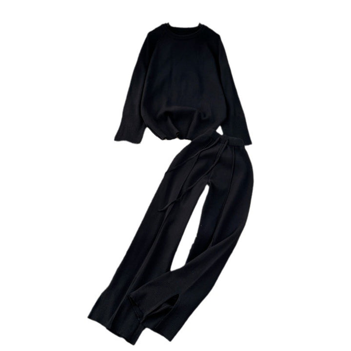 Ladies knitted stylish and cozy jumpsuit Lune London
