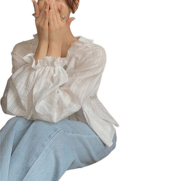 Lune London ruffled blouse for ladies