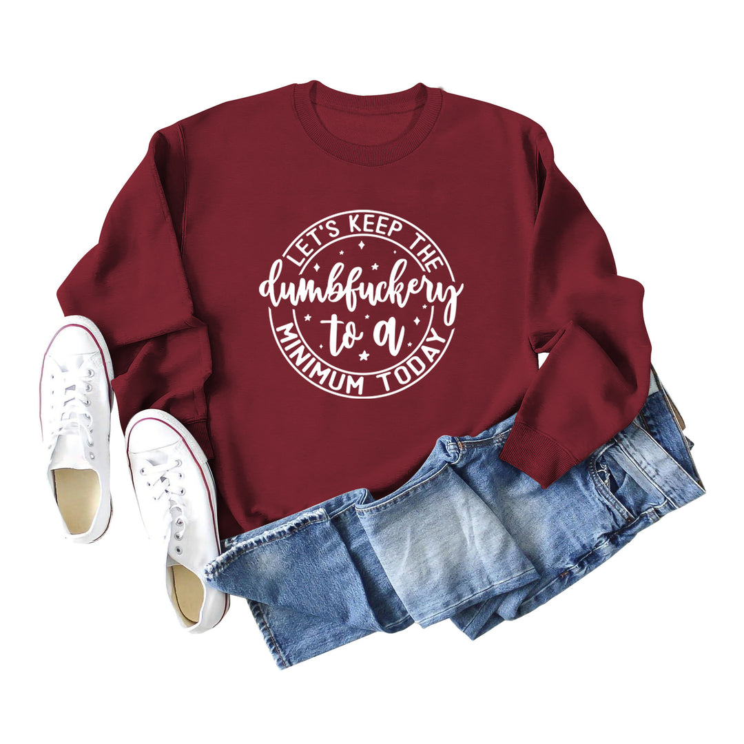 Sweat-shirt graphique pour femmes avec impression motivante Chic & Stil
