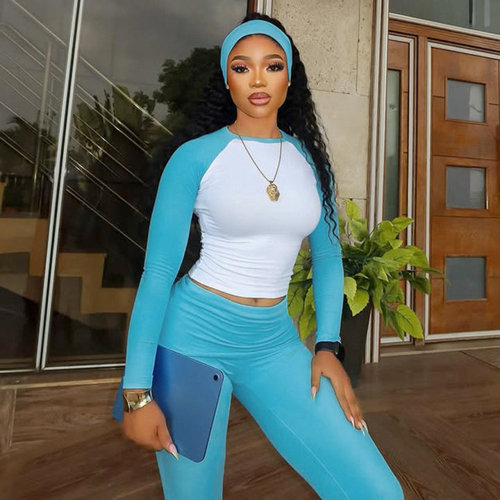 Ensemble sportif et à la mode pour femmes avec manches longues Chic & Stil