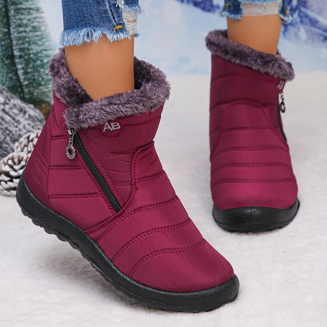 Ladies Thermo Winter Boots with Cozy Inner Lining and Side Zipper Lune London
